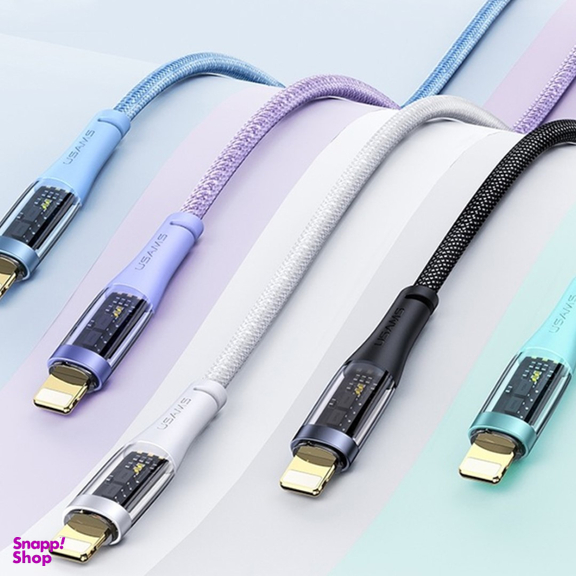 کابل فست شارژ USB به لایتنینگ یوسمز مدل US-SJ571 طول 1.2 متر