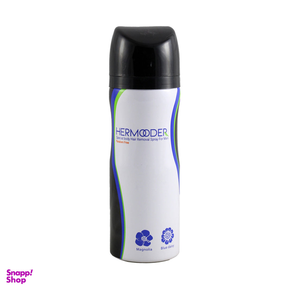 اسپری موبر بدن آقایان هرمودر فاقد پارابن حجم ۲۰۰ میلی لیتر