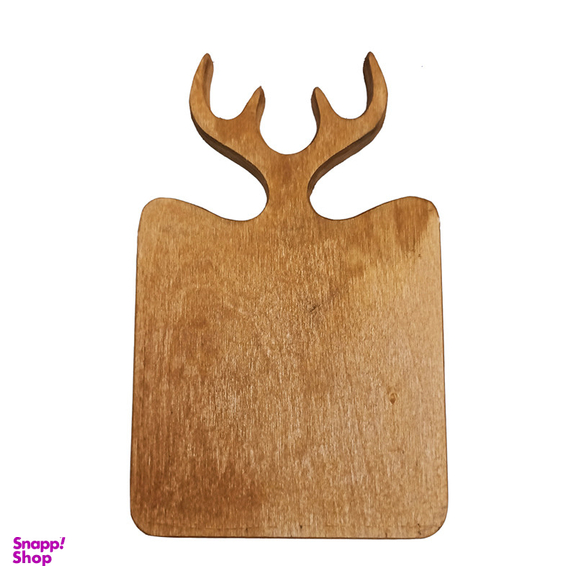 تخته سرو مدل چوبی طرح گوزن مجموعه 3 عددی