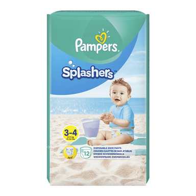 پوشک کودک استخری پمپرز مدل استخری سایز 4-3 بسته 12 عددی