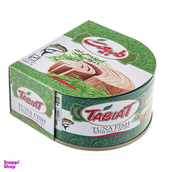 کنسرو تن ماهی با شوید در روغن طبیعت وزن 180 گرم بسته 4 عددی