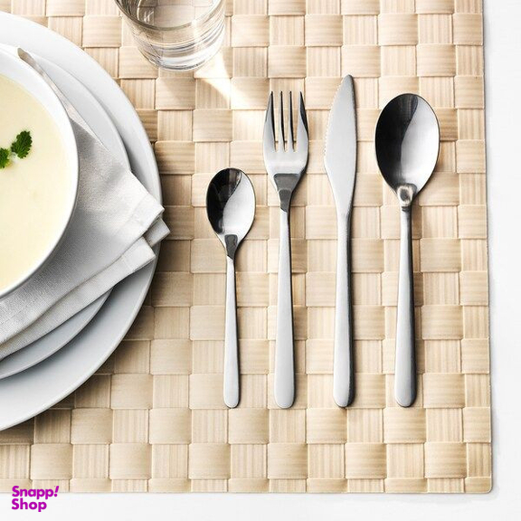 قاشق غذاخوری ایکیا مدل 489 مجموعه 4 عددی