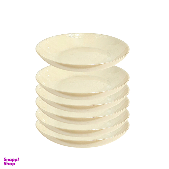 بشقاب خورش خوری کد 1001 بسته 6 عددی