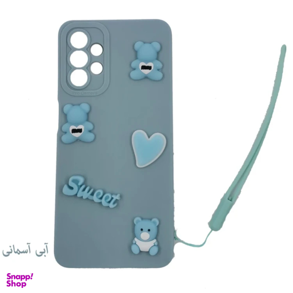 قاب گوشی موبایل لیمیا مدل عروسکی لنزدار ژله ای طرح Sweet مناسب سامسونگ Galaxy A53 به همراه دستبند
