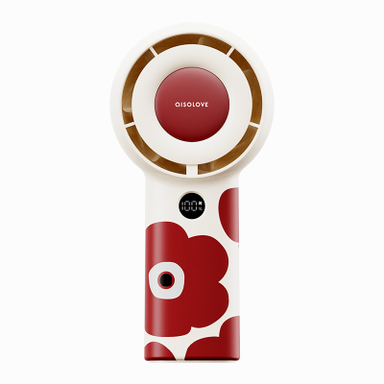 پنکه شارژی ای آی سو لاو مدل F16 Red Flower