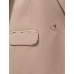 جلیقه رسمی زنانه برنس مدل نوژه رنگ نسکافه ای