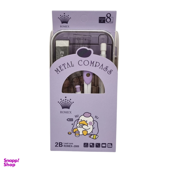 ست پرگار رومکس مدل ۲۰۰۹ مجموعه ۸ عددی