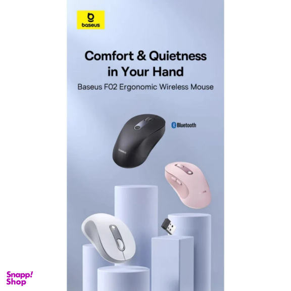 ماوس بلوتوثی و بی سیم بیسوس مدل BS-F02