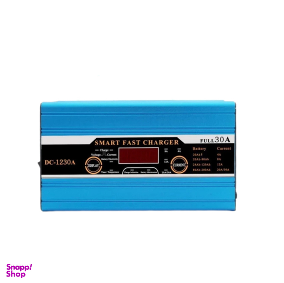 شارژر باتری 30 آمپر سانچونگلیک مدل DC-1230 Full 30 A دارای نمایشگر LCD