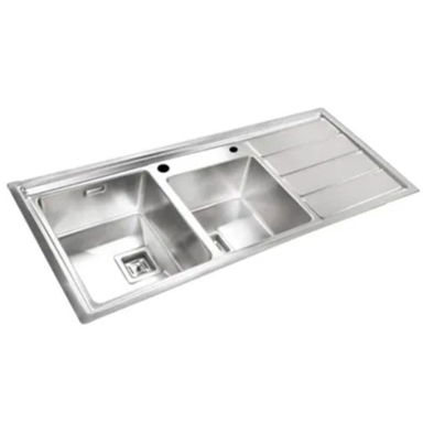 سینک ظرفشویی توکار اخوان مدل باکسی کد 603S رنگ نقره ای