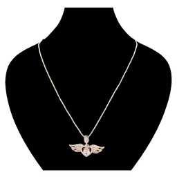 گردنبند نقره زنانه گیرا مدل قلب کد G1032