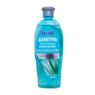شامپو مو تمنا مدل آلوئه ورا حجم 420 میلی لیتر