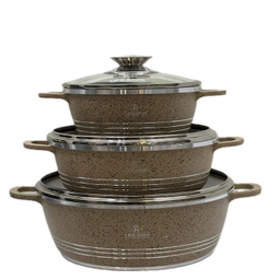 سرویس قابلمه گرانیتی 6 پارچه لایف اسمایل مدل LIFEP1762