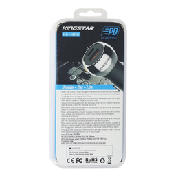 شارژر فندکی 38 وات کینگ استار مدل KC140 PD به همراه کابل USB-C