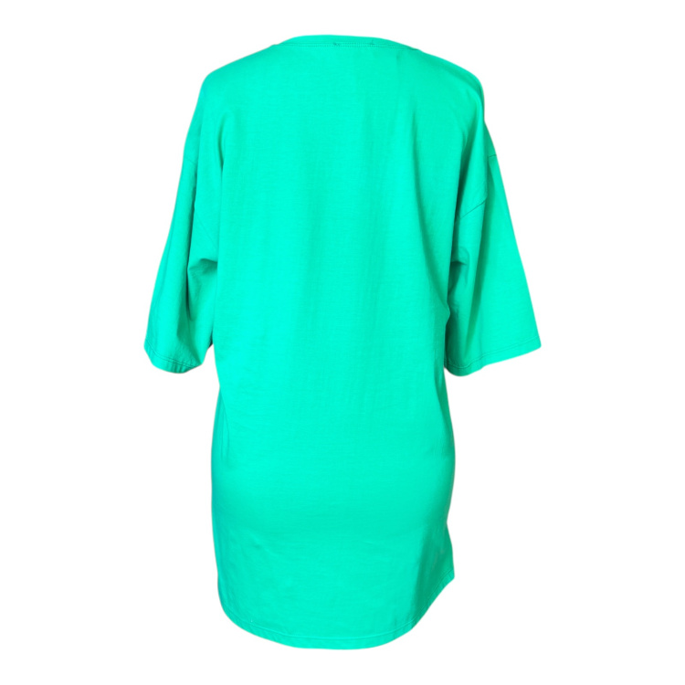 تیشرت لانگ زنانه کد tl01 رنگ سبز