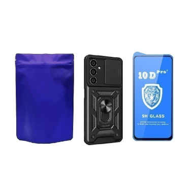 کاور گوشی موبایل مدل Batmani کد M-B و محافظ صفحه نمایش Ten-D مناسب سامسونگ Galaxy A24