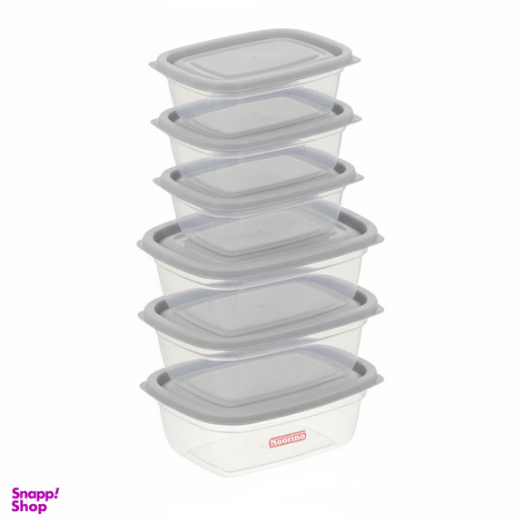 ظرف نگهدارنده نورینو مدل سامان مجموعه 6 عددی