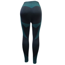 لگینگ زنانه کد BG210 رنگ مشکی سبز تیره