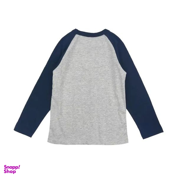 تی شرت آستین بلند پسرانه هومنیتی مدل WYKBTS3047-GRY