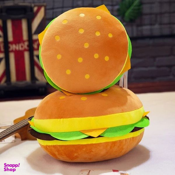عروسک طرح همبرگر بالشتی طول 40 سانتی متر