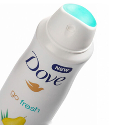 اسپری ضد تعریق گلابی داو مدل Go Fresh حجم 250 میلی‌ لیتر