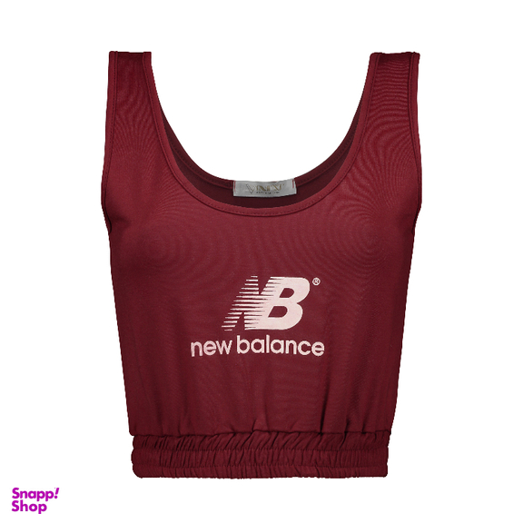 ست نیم تنه و شلوارک زنانه لوینت طرح NB کد 6356 رنگ زرشکی