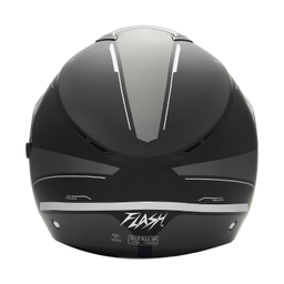 کلاه کاسکت بدون فک فلش مدل 852 matt black-gray