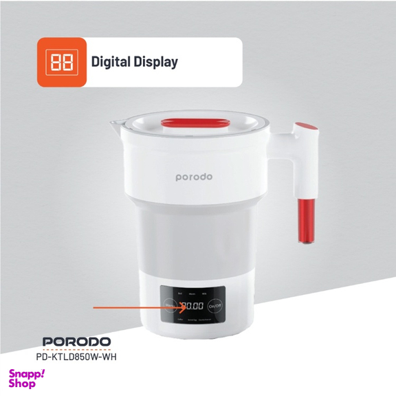 کتری برقی جمع شونده سفری پرودو مدل PD-KTLD850W-WH