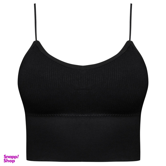 کراپ تاپ زنانه ماییلدا مدل پد متحرک کد 5250-175 رنگ مشکی