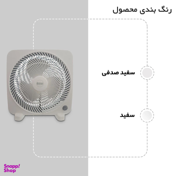 پنکه رومیزی دمنده سری هاله مدل FTF-30H2S