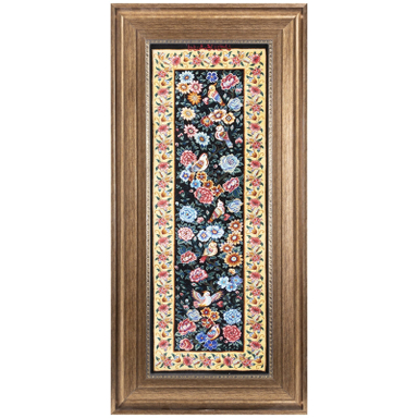 تابلو فرش دستباف سی پرشیا مدل گل و مرغ کد 903538