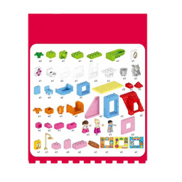 لگو دوپلو مدلخانه عروسکی 78 قطعه مدل 1042