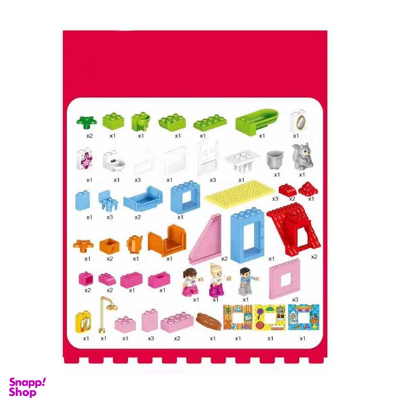 لگو دوپلو مدلخانه عروسکی 78 قطعه مدل 1042