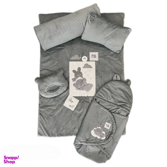 سرویس خواب کودک 5 تکه مادرکر مدل خرس و خرگوش کد 125