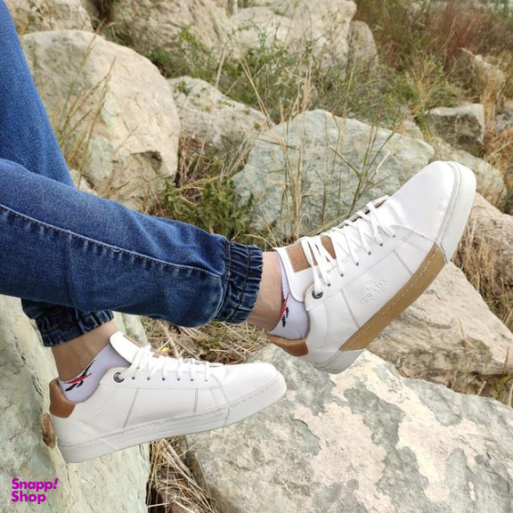 کفش پیاده روی طرح پرادا کد 020 رنگ سفید