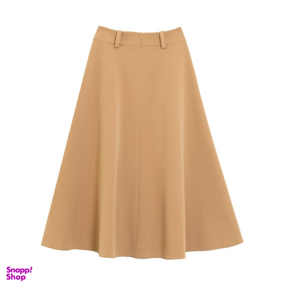 دامن زنانه برنس مدل هورا رنگ نسکافه ای