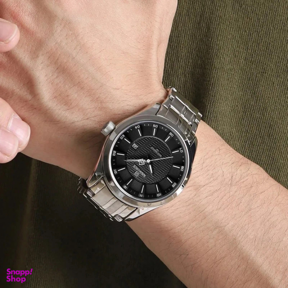 ساعت عقربه ای مردانه نیوی فورس کد nf8032sb رنگ نقره ای