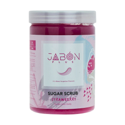 اسکراب شکری لایه بردار پوست ژبن پلاس مدل Strawberry وزن 900 گرم