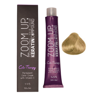 رنگ مو زوم آپ کد 9.7 شماره M8 رنگ بلوند زیتونی خیلی روشن حجم 100 میلی لیتر