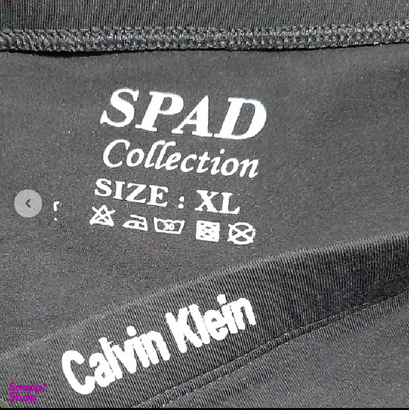 شورت مردانه طرح Calvin Klein مدل SPAD رنگ مشکی