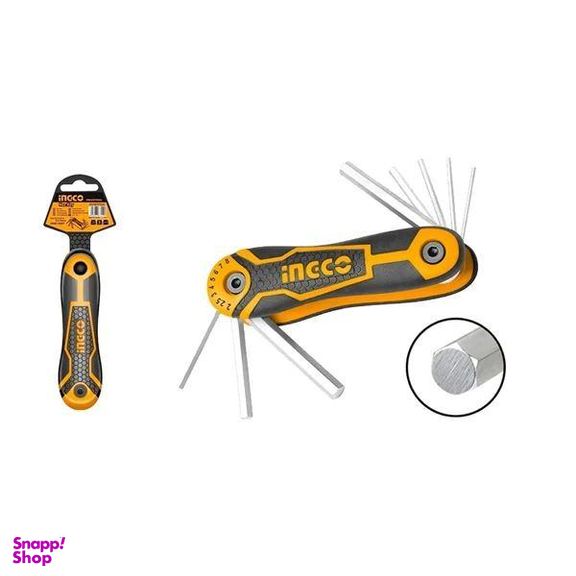 آچار آلن شش گوش اینکو کد HHK-14081 مجموعه 8 عددی