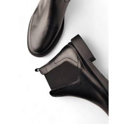 نیم بوت مردانه چرم کاکتوس مدل S۴۰۲۹ رنگ مشکی