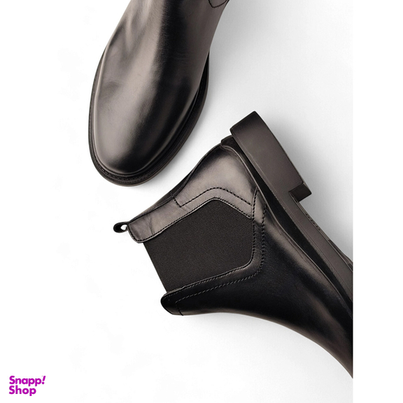 نیم بوت مردانه چرم کاکتوس مدل S۴۰۲۹ رنگ مشکی