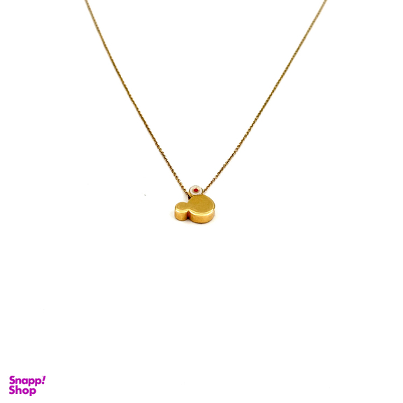 گردنبند طلا 18 عیار زنانه طرح میکی موس کد 1020