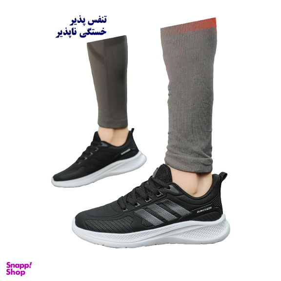 کفش راحتی مردانه مدل لایت رانینگ کد 204 رنگ مشکی