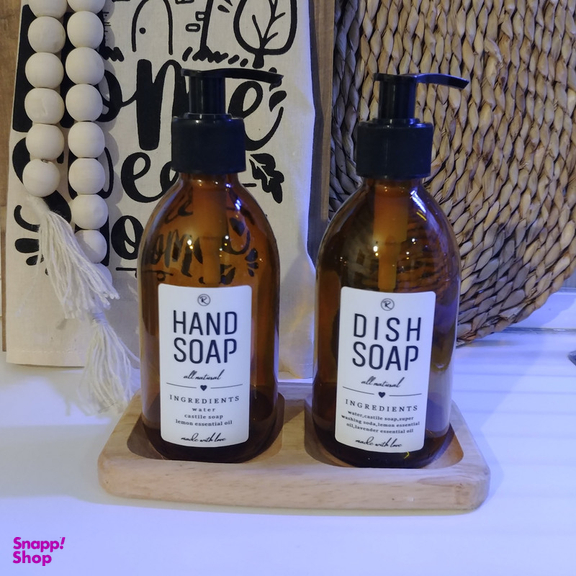 پمپ مایع دستشویی وظرفشویی مدل آر مجموعه 2 عددی