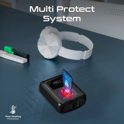 پاوربانک پرومیت مدل POWERPOD-10.BLK ظرفیت ۱۰۰۰۰ میلی آمپر ساعت