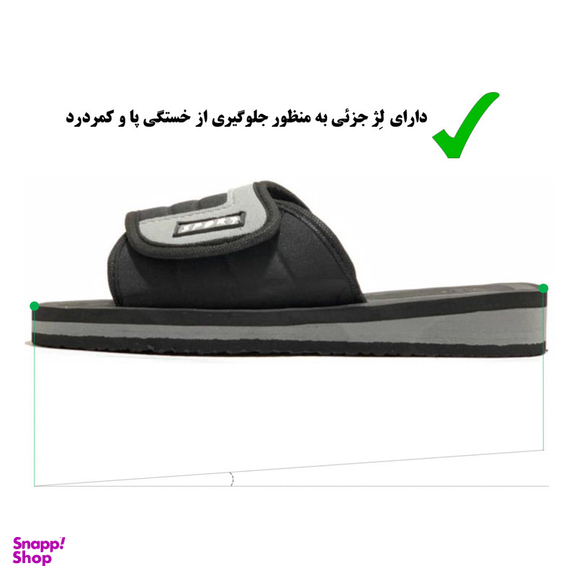 دمپایی مردانه مدل ابری کد AR6025UN