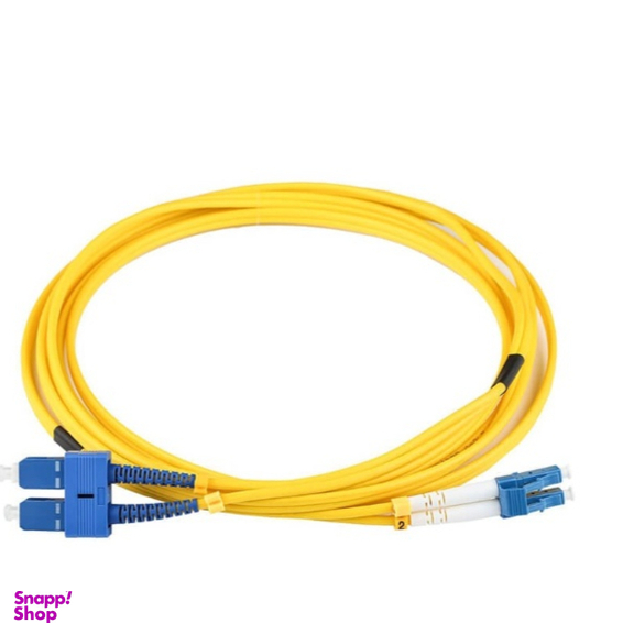 پچ کورد فیبر نوری پنج متری داپلکس مدل SC / LC UPC