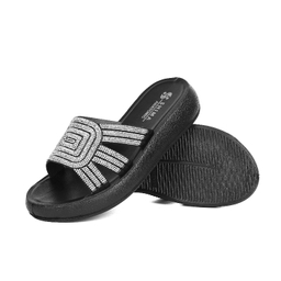 دمپایی زنانه شیما مدل ارمیا رنگ مشکی